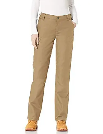 Canvas Cargo Pants - Dark brown - Ladies