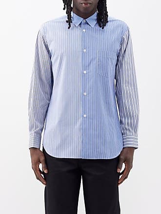 Stroud Wide Stripe Light Blue White Shirt