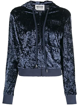 MOSCHINO Embroidered padded twill bomber jacket