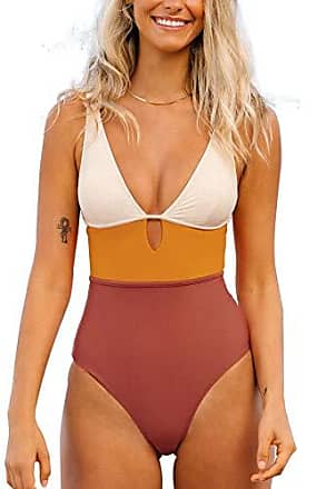 CUPSHE Damen Bikini Set Polka Dots Cutout Bikini Bademode Low Waist Rüschen Zweiteiliger Badeanzug Swimsuit