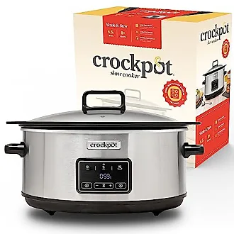 Crockpot Digital Slow Cooker, 3.5 L (3-4 People), Programmable Countdown  Timer, UK 3 Pin Plug