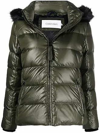 Calvin Klein Plaid Flannel Jacket - Women's Coats/Jackets in Surf the Web  Egret | Buckle