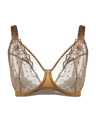 Maison Lejaby Underwire See-Through Bra with Contrasting Edges