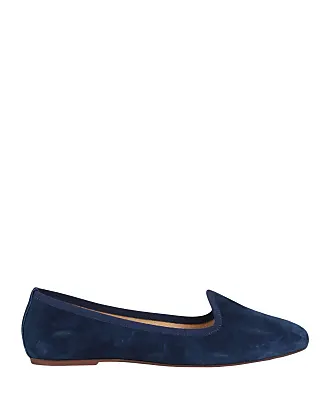 Navy blue leather loafers on sale ladies