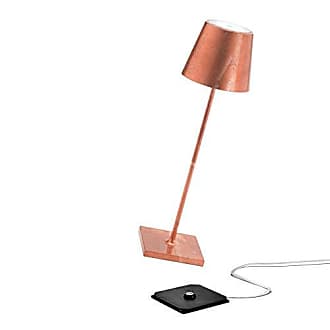 Weiß H38cm Zafferano Kit 4x tragbare Lampe Poldina Pro Exclusive dimmbare LED Touch Aiino Dual-USB-Ladegerät zum gleichzeitigen Aufladen von Lampe/Smartphone Kontakt-Ladestation