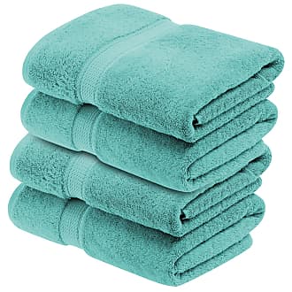 Egyptian Cotton Plush Heavyweight Absorbent Luxury 9 Piece Towel Set Red