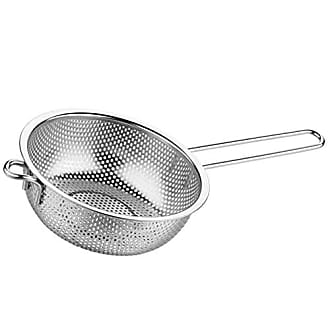 DOITOOL Stainless Steel Colander With Single Long Handle Large Metal  Strainer Kitchen Food Strainer for Pasta Spaghetti Vegetable Fruits Noodles  Salad