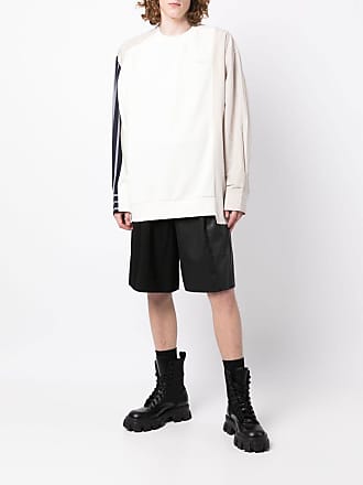 Feng Chen Wang Layered embroidered-logo Hoodie - Farfetch