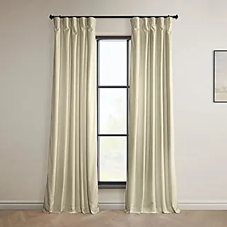 Soft Sand silk drapery by Loft Curtains, Extra long extra wide panels