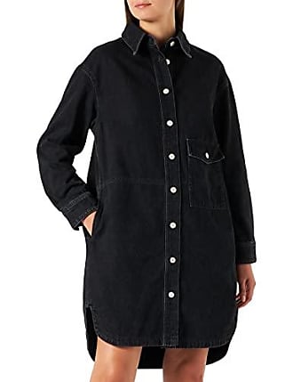 Marc O\u2019Polo Robe chemise noir style mode des rues Mode Robes Robes chemises Marc O’Polo 