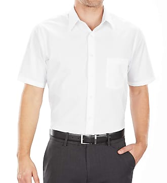 van heusen men's short sleeve dress shirt