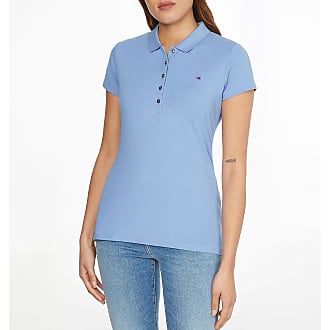 Kleding Dameskleding Tops & T-shirts Polos Xl Izod Womens NWT Blauw/Wit Polo met korte mouwen 