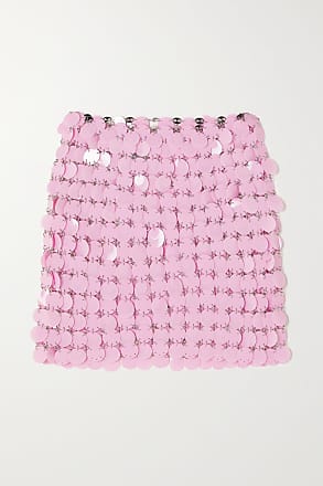 Damen Bekleidung Röcke Miniröcke Paco Rabanne Minirock Aus Tüll Mit Pailletten in Pink 