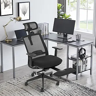 SMUG Office Computer Desk Chair, Ergonomic Mid-Back Mesh Rolling