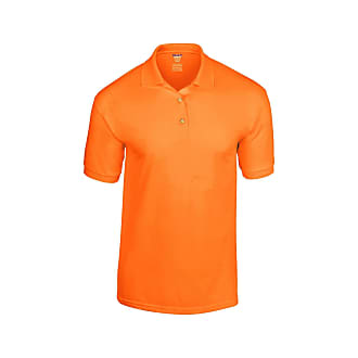 Gildan Adult DryBlend Jersey Short Sleeve Polo Shirt (S) (Safety Orange)