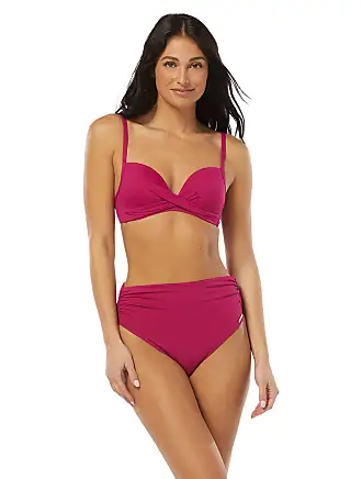 Vince Camuto Women's Underwear - 5 Pack Seamless Microfiber Bikini Briefs  (S-XL)
