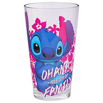 Silver Buffalo Disney Lilo & Stitch ohana Carnival Cup With Lid And Straw