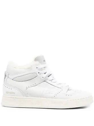 Premiata Quinn perforated leather sneakers - White