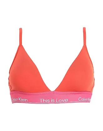 Calvin Klein Poppy Red Triangle Bralette