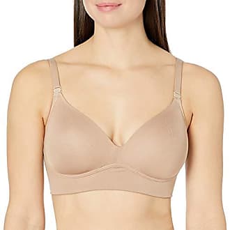 Warner's Womens Benefits Allover-Smoothing Bliss Wireless Lightly Lined Convertible Comfort Bra Rm1011w, Toasted Almond, 40C