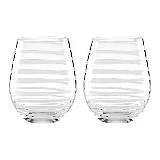 Kate Spade New York Charlotte Street Stemless Wine Glass Set of 2