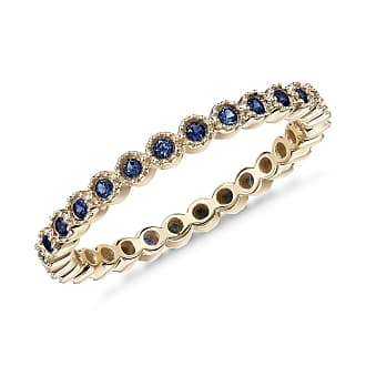 Blue Nile Sapphire Eternity Ring in 14k Yellow Gold (1.3mm)