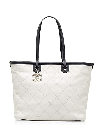 Chanel Pre-owned 2018 Medium Business Affinity Two-Way Bag - White