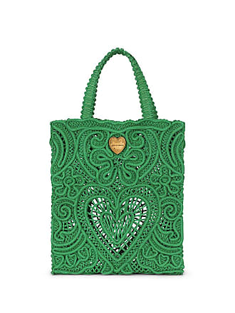 Dolce & Gabbana Pre-owned Women's Synthetic Fibers Shoulder Bag - Green - One Size