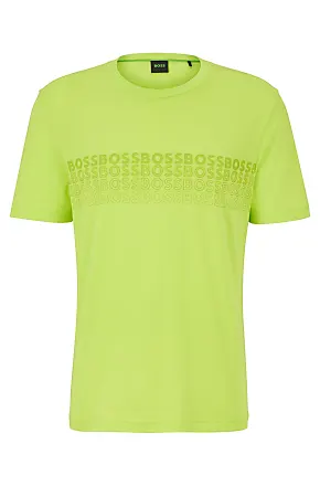 Lime green hugo boss deals t shirt