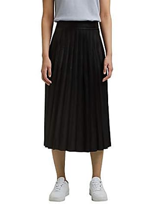 Esprit Leinenrock schwarz Casual-Look Mode Röcke Leinenröcke 