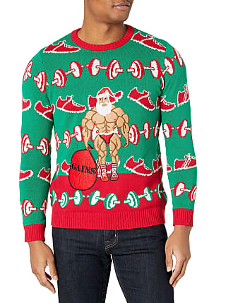 Imbry Mens Ugly Christmas Sweatshirt Long Sleeve Unisex 3D Shirt Top Sweater