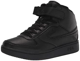 Black high shop top filas