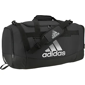  adidas Unisex Adult Defender 4 Medium Duffel Bag, Arctic Night  Blue/Silver Metallic/Black, One Size