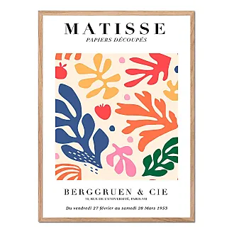 Poster con cornice in rovere - Papiers Découpes - 50x70 Matisse