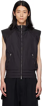 KAPITAL illustration-print ripstop gilet - Black