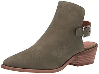 Lucky Brand Kancie Bootie, Women's, Olive Green Suede