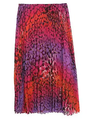 DOLCE & GABBANA Leopard-print cotton-blend chenille midi skirt
