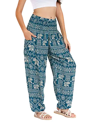 Plus Size Cargo Pants Women Boho Yoga Pants Hippie Pajama Lounge Boho  Pajama Pants Wide Pants Women High Waist Female Clothing