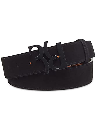 Billionaire Boys Club logo-buckle Leather Belt - Black