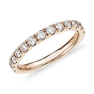 Blue Nile Riviera Pave Diamond Ring in 14k Rose Gold (1/2 ct. tw.)