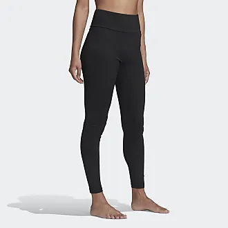 Yoga-leggings essentials hoher bund, 7/8-länge weinrot Adidas