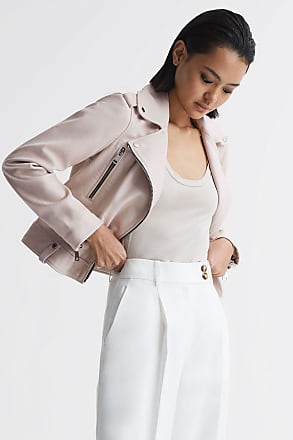 White Women's Leather Jackets: Now up to −85%
