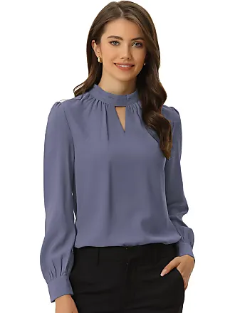 Damen-Blusen in Grau von Allegra K | Stylight