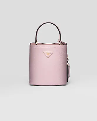 Gradient Alabaster Pink Prada Cleo Brushed Leather Shoulder Bag