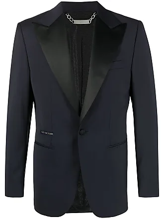 Tagliatore logo-plaque single-breasted suit - Black