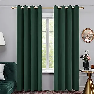  Deconovo Grey Blackout Curtains, Curtains 63 Inch