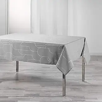 Nappe Rectangulaire Damassée En Polyester Nydel® Gris 150 x 350 cm