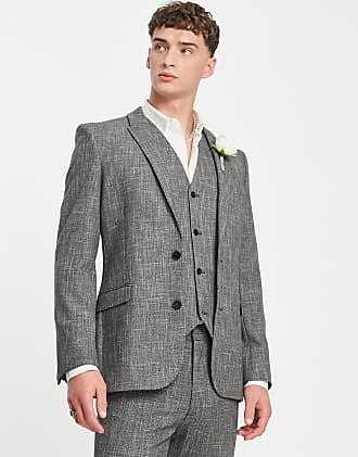 Homme Vêtements Vestes veste ASOS pour homme en coloris Gris blousons Wedding blazers Blazers 