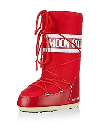 Chaussures Moon Boot Femmes en Rouge