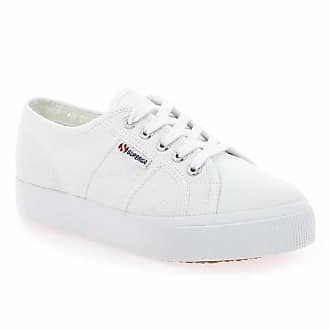 superga plateforme blanche